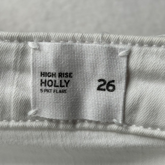 Hudson Holly Women's High-Rise Flare Jeans size 26 "White Horse" color/wash - Picture 8 of 16